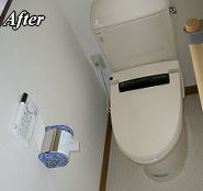 新しいトイレへのお取替えの画像
