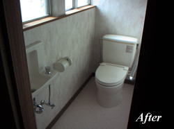 和式汲み取りトイレリフォームの画像