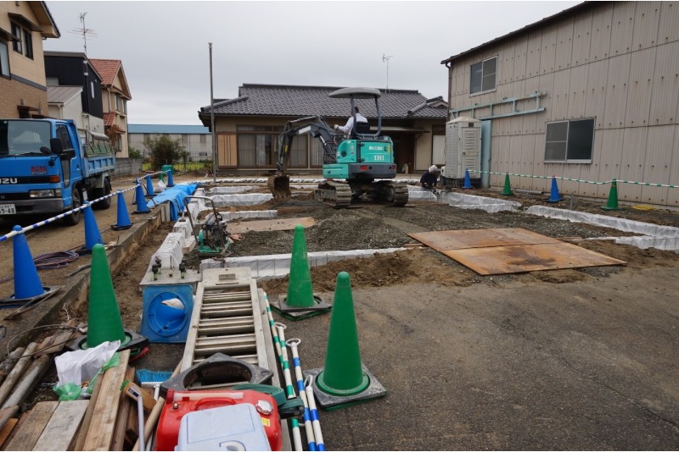 埋め戻しの画像