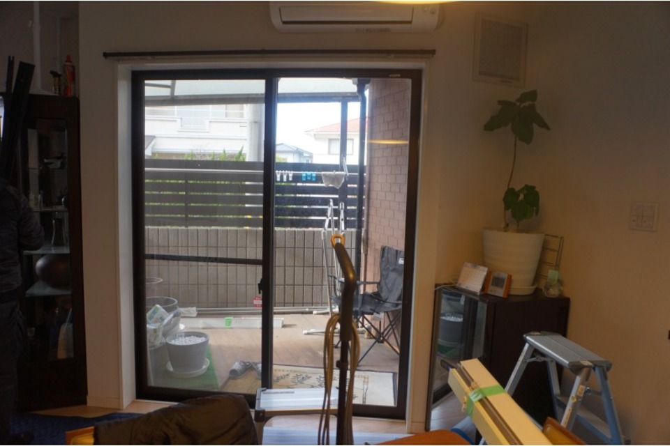 リビング掃き出しの画像